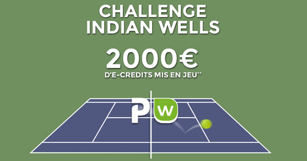 ParionsWeb : Indian Wells, parier tennis