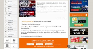 PMU : Challenge Chelsea - Manchester City